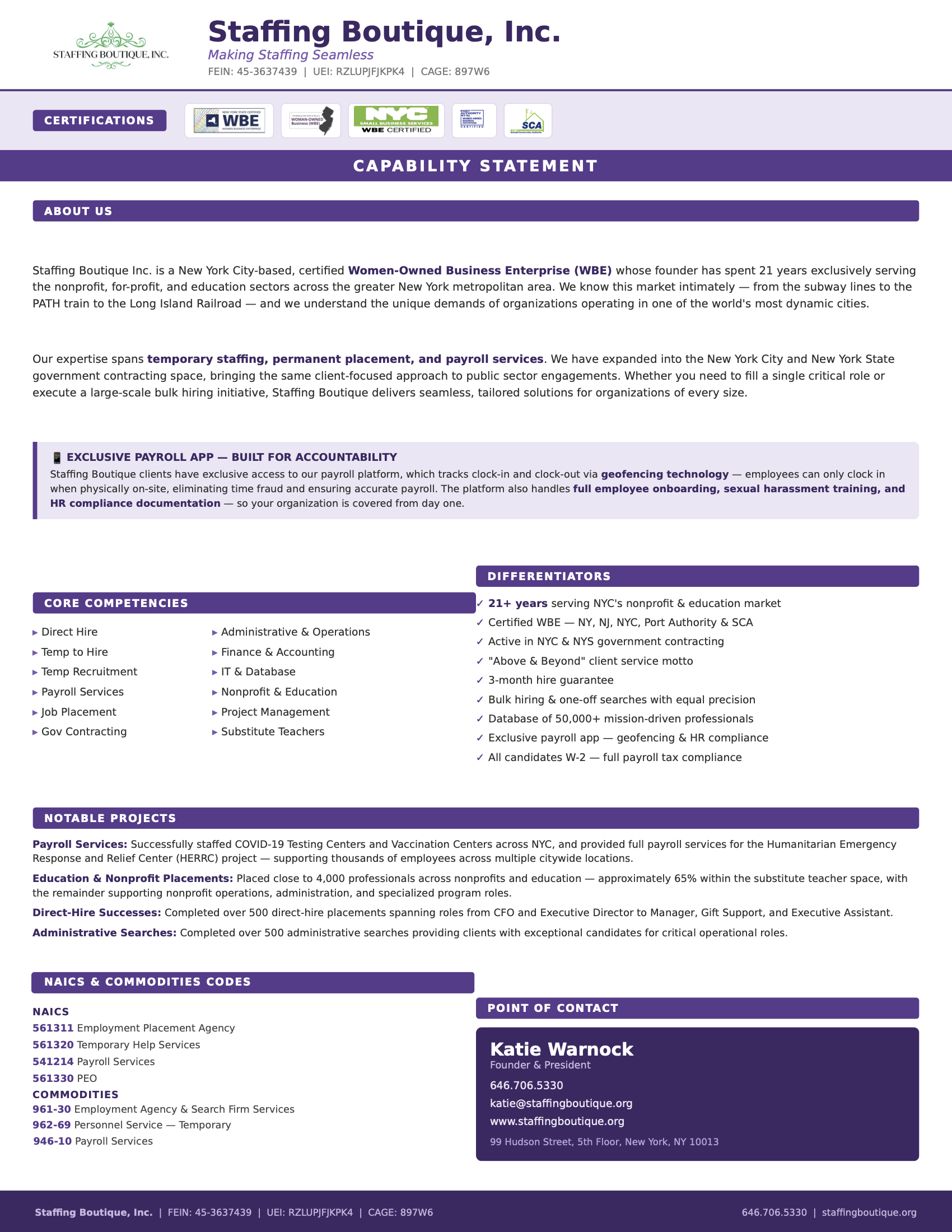 Capability Statement